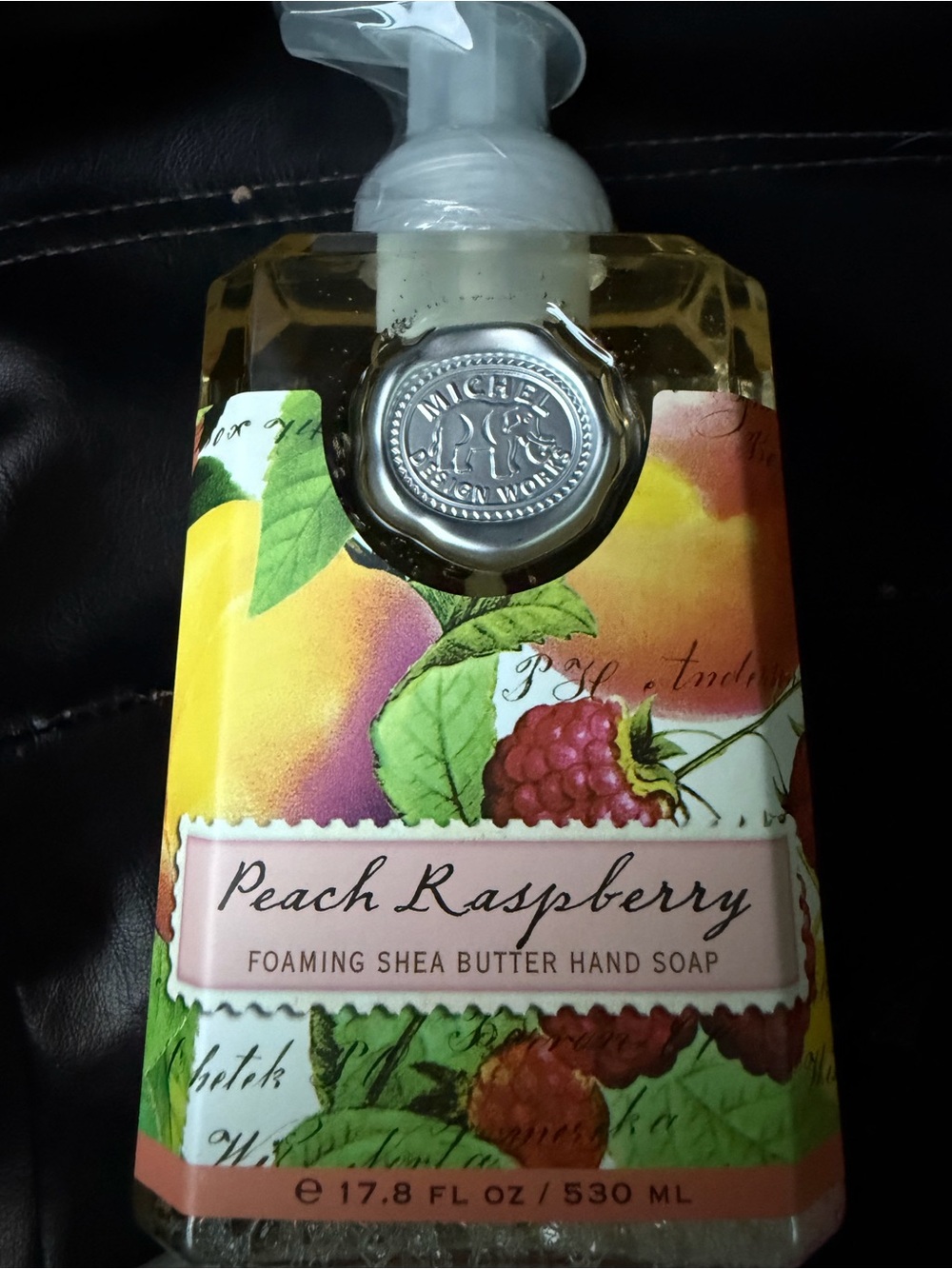 Michel Designs Peach Raspberry Foaming Shea Butter Hand Soap - Peach